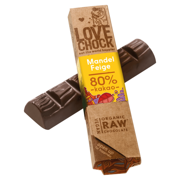 Bio Raw Mandel-Feige Schokoriegel