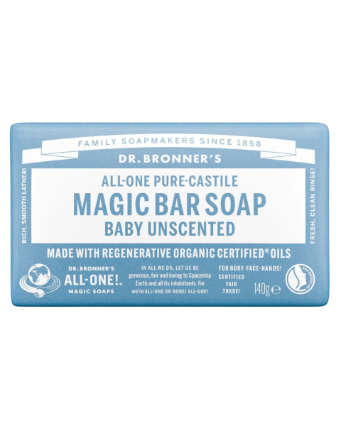 Dr. Bronners  Bio Baby-Parfümfrei - Feste Naturseife
