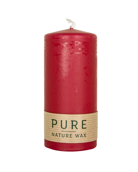 Richard Wenzel PURE Safe Candle 130x60mm, karminrot