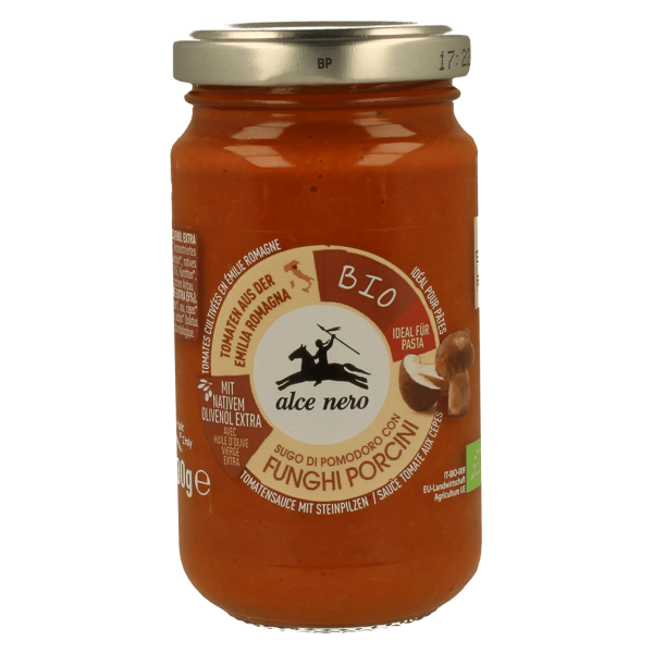 Alce Nero Bio Tomatensauce mit Steinpilzen, 200g