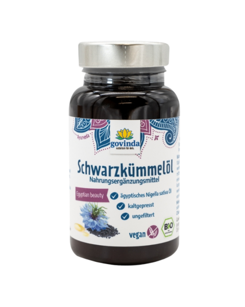 Govinda Bio Schwarzkümmelöl Kapseln, 53,6g