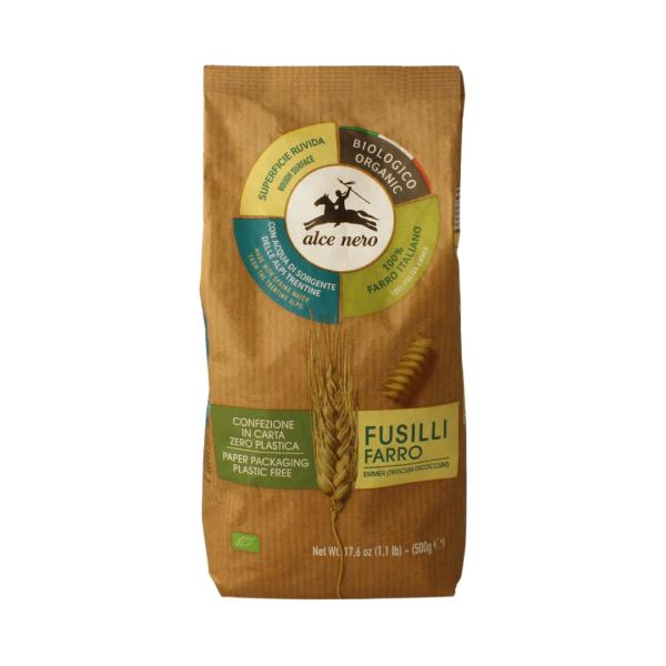 Alce Nero Bio Fusilli aus Dinkel, 500g