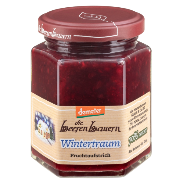 die beerenbauern Bio Wintertraum Fruchtaufstrich