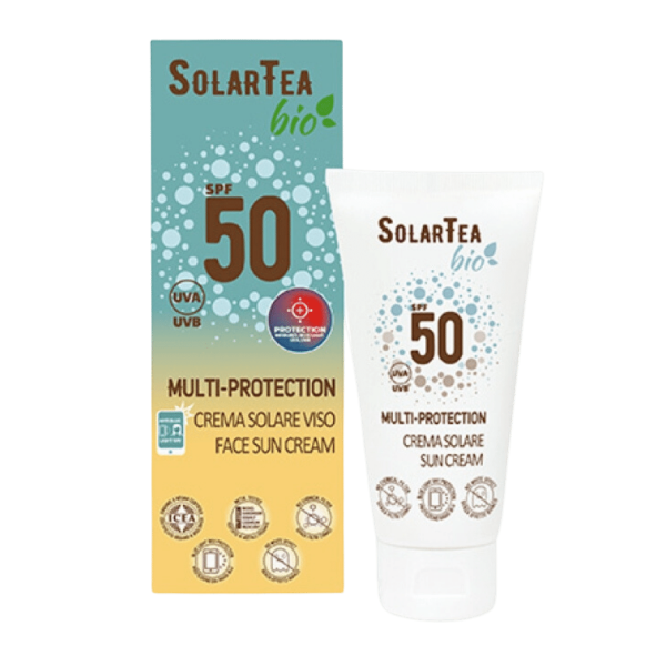SolarTea Multi Protection Sonnencreme Gesicht LSF50
