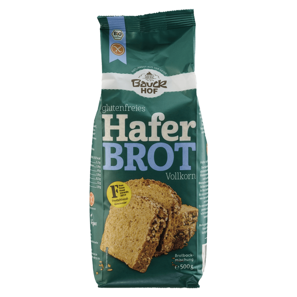 Bauckhof Bio glutenfreies Haferbrot Vollkorn