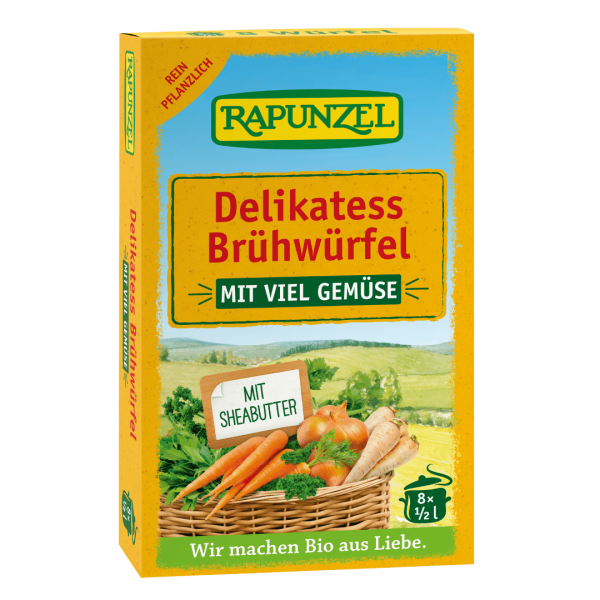 Rapunzel Bio Gemüse-Brühwürfel Delikatess mit viel Gemüse