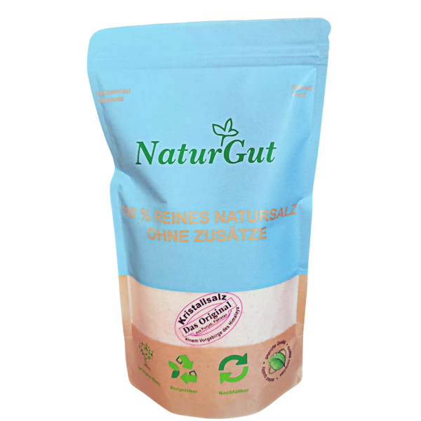 NaturGut Halitsalz Kristallsalz naturbelassen, 500 g