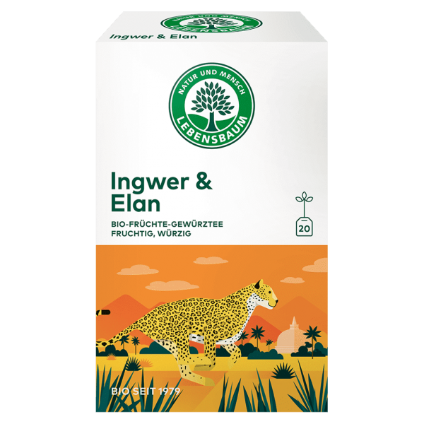 Lebensbaum Bio Ingwer & Elan Kräutertee