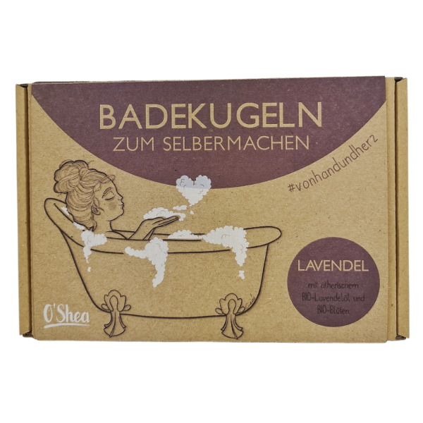 Lipfein DIY Set Badekugeln Lavendel