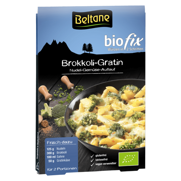 Beltane Bio fix Brokkoli-Gratin