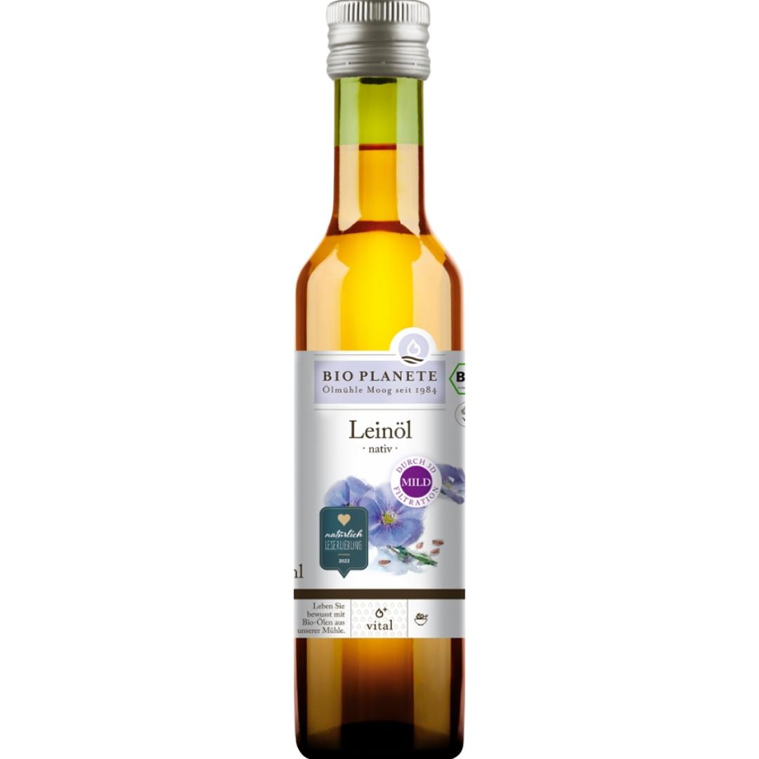Bio Leinöl nativ 3D-Filtration