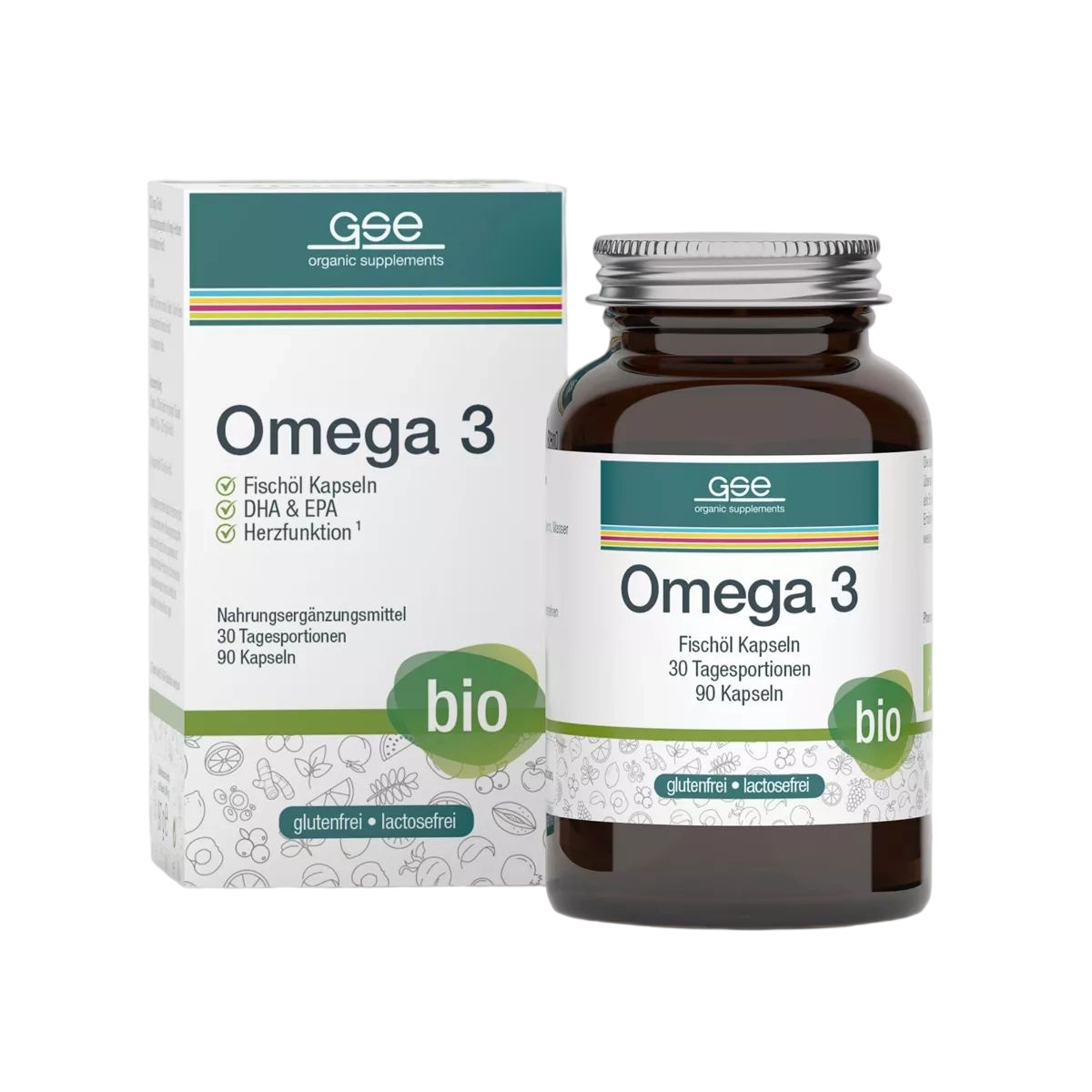 Bio Omega 3 Fischöl Kapseln von GSE bei greenist.de