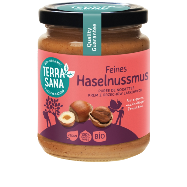 TerraSana Bio Haselnussmus, 250g