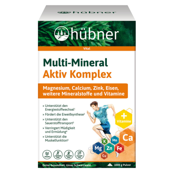 Hübner Multi-Mineral Aktiv-Komplex Pulver Zitrone