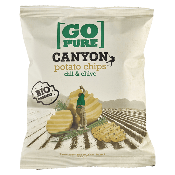 GoPure Bio Canyon Chips Dill &amp; Chive