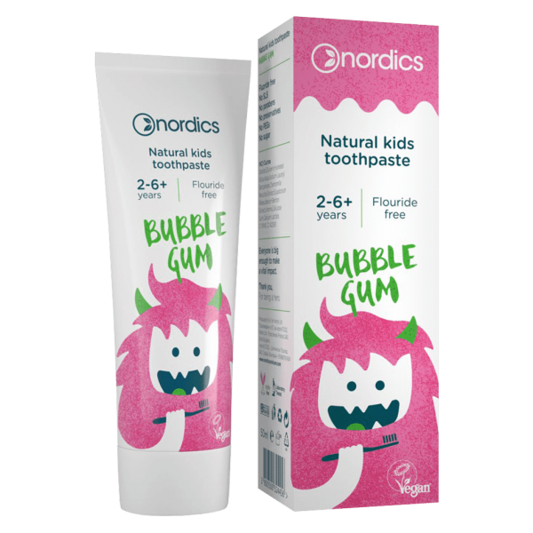 Nordics Zahnpasta Kids Bubble Gum