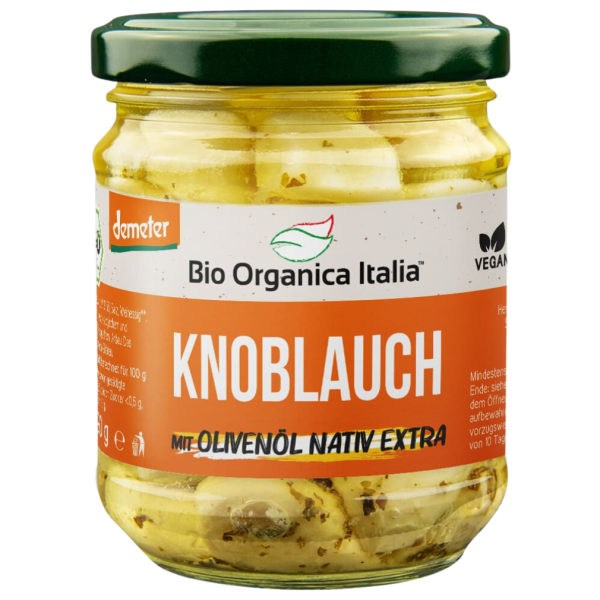 Bio Organica Italia Bio Knoblauch in Olivenöl