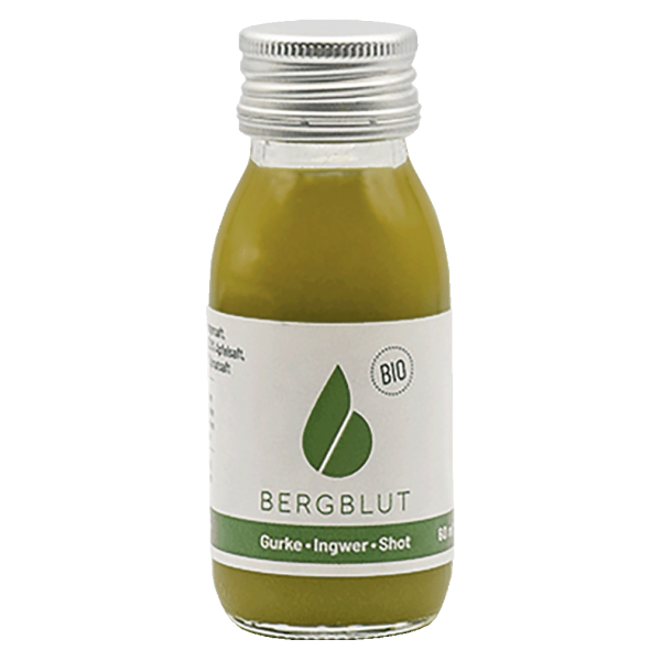 Bergblut Bio Gurke-Ingwer Shot