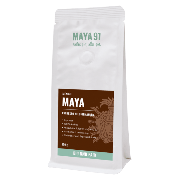 Maya Kaffee Bio Espresso Gemahlen