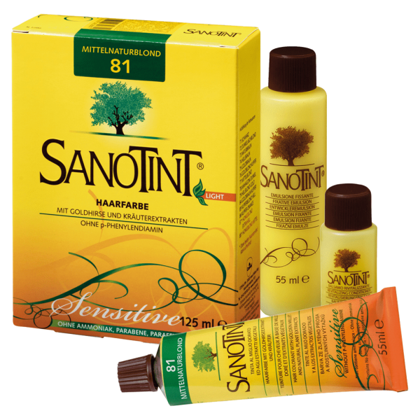 Sanotint Haarfarbe light Mittel Natur Blond Nr. 81