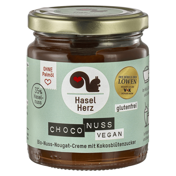 Haselherz Bio Choco Nuss Creme vegan