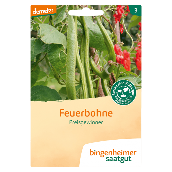 Bingenheimer Saatgut Bio Feuerbohne, Preisgewinner