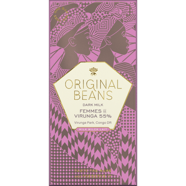 Original Beans Bio Femmes de Virunga 55% Milchschokolade