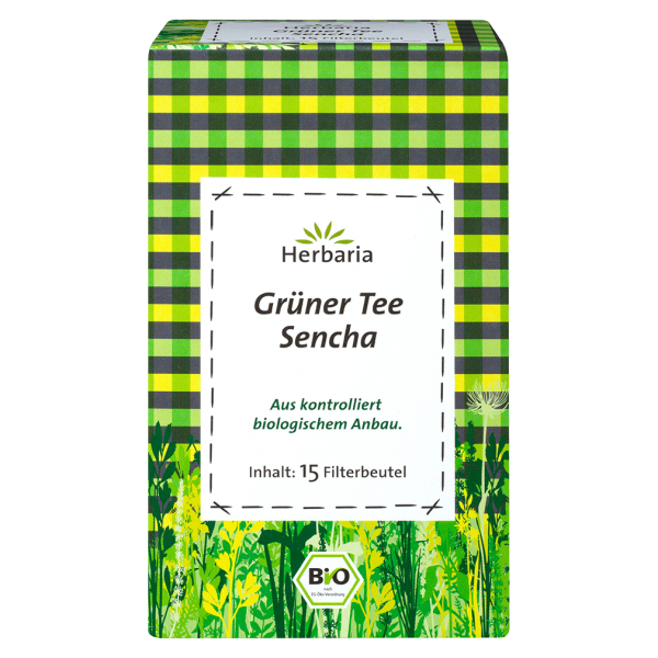 Herbaria Bio Grüner Sencha Tee, 15g