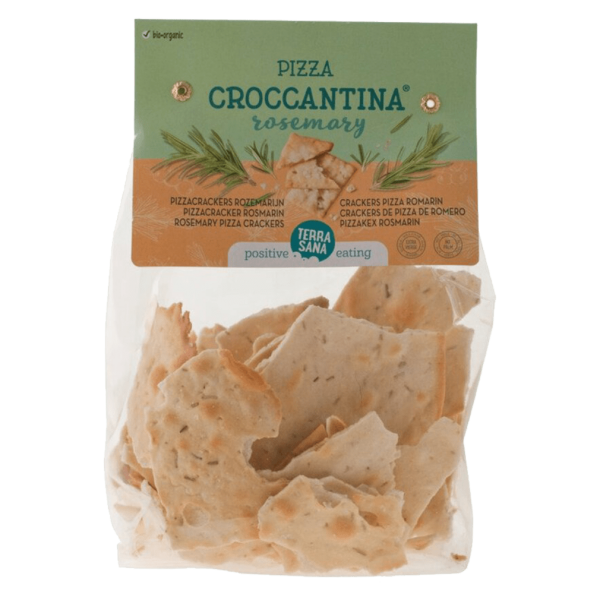 TerraSana Bio Pizza Cracker Croccantina Rosmarin MHD 30.12.2023
