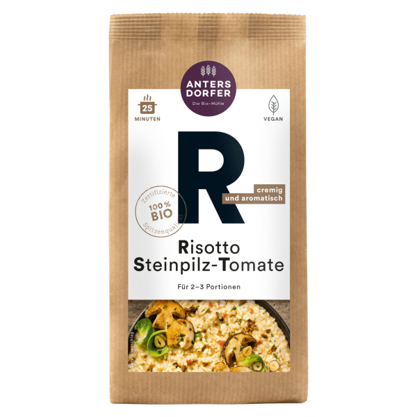 Antersdorfer Bio Risotto Steinpilz-Tomate