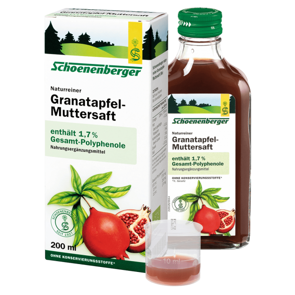 Schoenenberger Bio Naturreiner Granatapfel-Muttersaft 200 ml