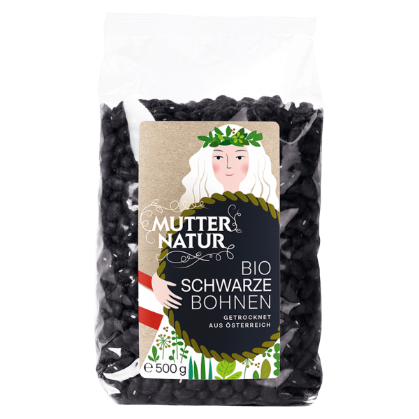 Mutter Natur Bio Schwarze Bohnen