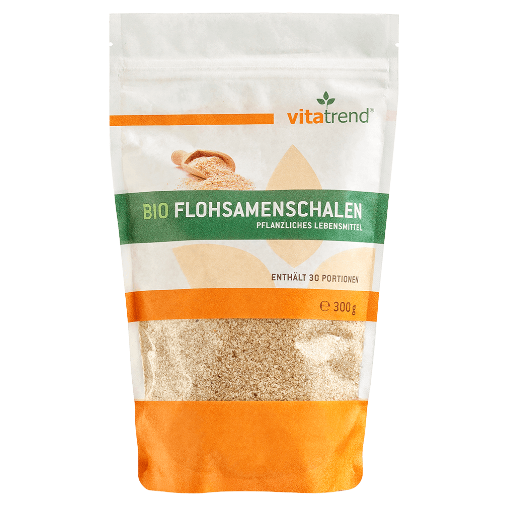 Bio Flohsamenschalen von vitatrend bei greenist.de