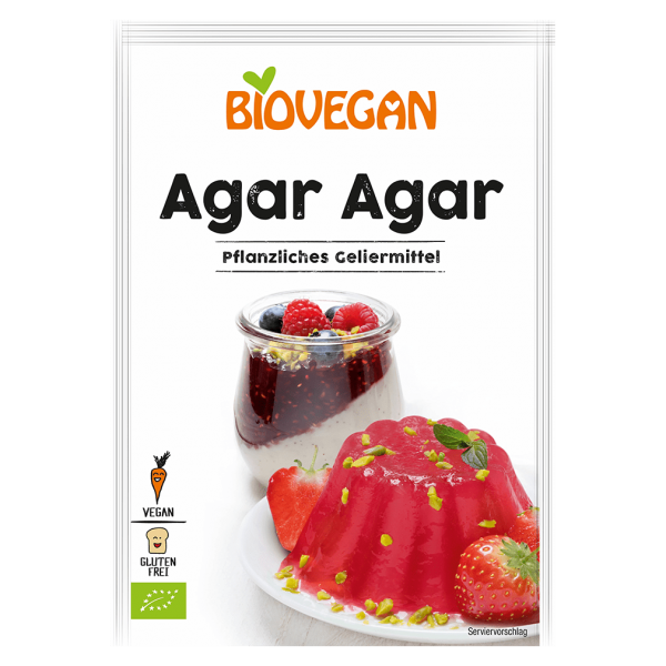 Biovegan Bio Agar Agar pflanzliches Geliermittel