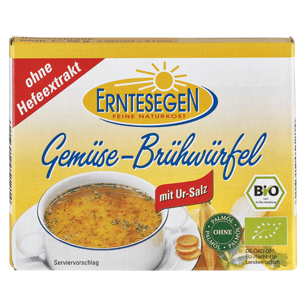 Erntesegen Bio Gemüse-Brühwürfel hefefrei