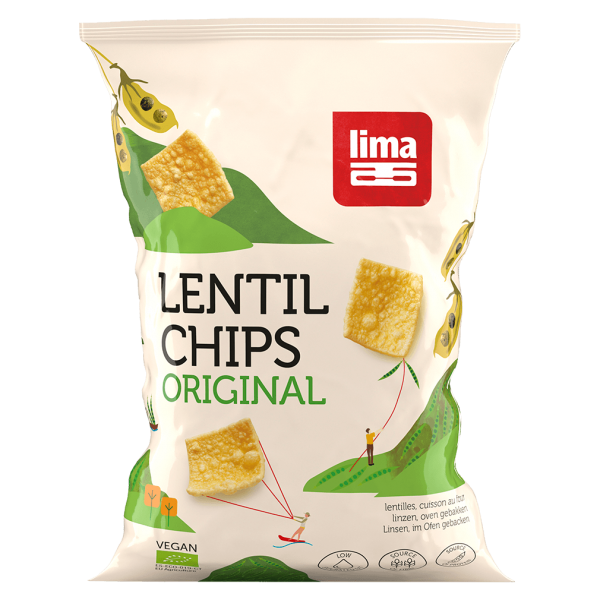 Lima Bio Lentil Chips Original