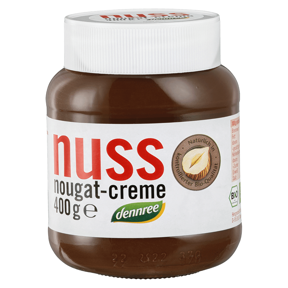 Bio Nuss Nougat Creme von dennree bei greenist.de