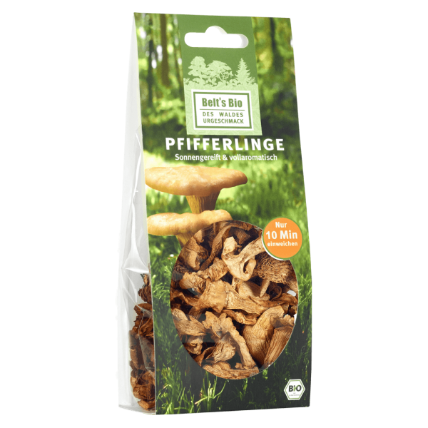 Bio Pfifferlinge, getrocknet