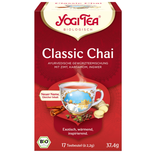 Yogi Tea Bio Gewürztee Classic Chai, 17 Teebeutel