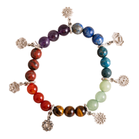 Berk Armband mit Chakra Steinen und Charms Berk Armband mit Chakra Steinen und Charms