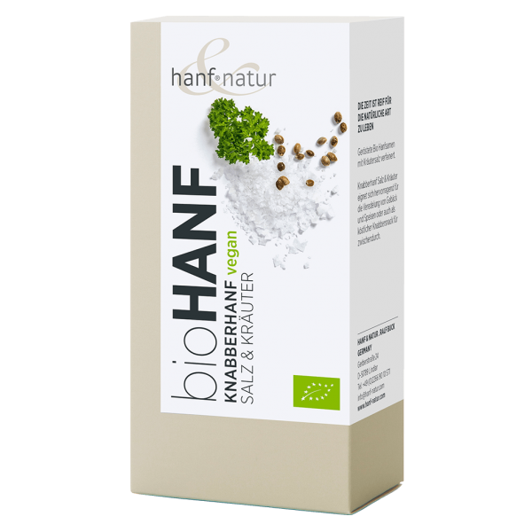 hanf natur Bio Knabberhanf Salz&Kräuter