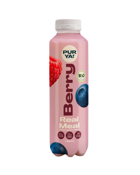 PURYA! Bio Trinkmahlzeit Real Meal, Flasche - Berry
