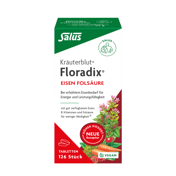 Salus Floradix Eisen Folsäure Tabletten