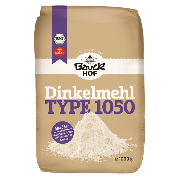 Bauckhof  Bio Dinkelmehl Type 1050, 1 kg
