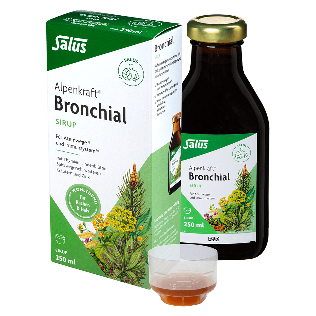 Alpenkraft Bronchial-Husten-Sirup von Salus bei greenist.de