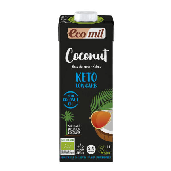 EcoMil Bio Keto Kokosdrink Zuckerfrei