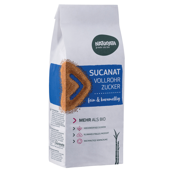 Naturata Bio Vollrohrzucker Sucanat MHD 19.01.2024