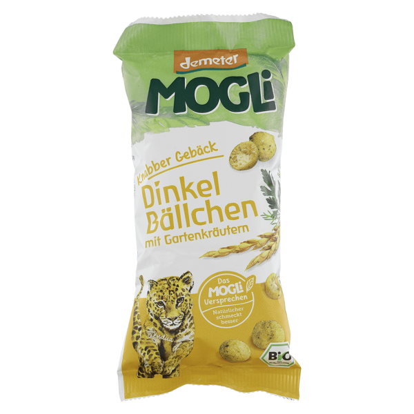 MOGLi Bio Dinkel Bällchen Gartenkräuter