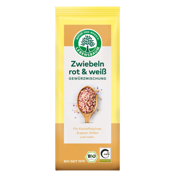 Lebensbaum Bio Zwiebeln rot &amp; weiß