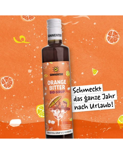 Sonnentor Bio Orange Bitter Sirup